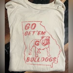 Georgia Bulldog Vintage Shirt- UGA